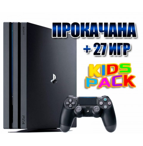 PlayStation 4 PRO 1 TB Б/У + 13 игр #602